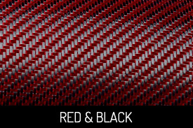 Red and Black Carbon Fiber