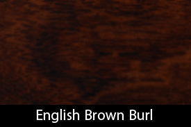 English Brown Burl