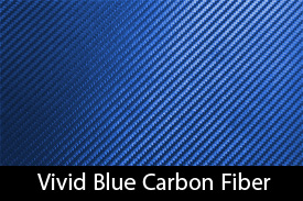 Vivid Blue Carbon Fiber