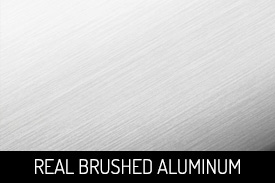 Real Brushed Aluminium