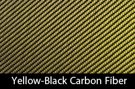Yellow Black Carbon Fiber